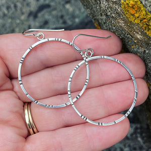 Sterling Silver "Radiate" Earrings