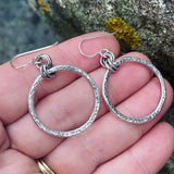 Sterling Silver Textured Circles