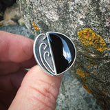 Black Onyx and Sterling Silver Ring