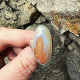 Queensland Agate and Sterling Silver Ring