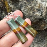 Rocky Butte Jasper and Sterling Silver Earrings