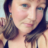 Montana Agate and Sterling Silver Earrings