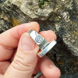 Orbicular Agate and Sterling Silver Ring