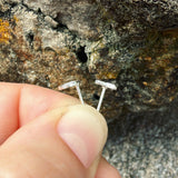 "XO" Sterling Silver Post Earrings
