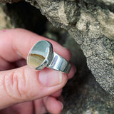 Polychrome Jasper and Sterling Silver Ring