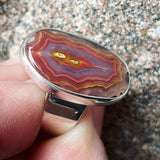 Coyomito Agate and Sterling Silver Ring