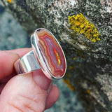 Coyomito Agate and Sterling Silver Ring