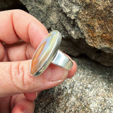 Queensland Agate and Sterling Silver Ring