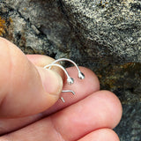 Sterling Silver Hoop- Small