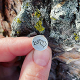 Sterling Silver Michigan Post Earrings