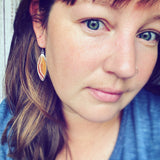 Sierra Jasper and Sterling Silver Earrings