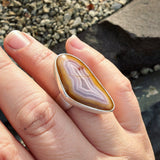 Coyomito Agate and Sterling Silver Ring