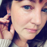 Sterling Silver Tarantula Post Earrings