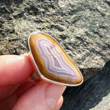 Coyomito Agate and Sterling Silver Ring