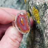 Coyomito Agate and Sterling Silver Ring