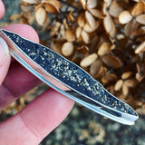 Pyrite in Schist and Sterling Silver Necklace