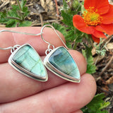 Labradorite and Sterling Silver Earrings