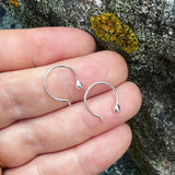 Sterling Silver Hoop- Small