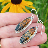 Montana Agate and Sterling Silver Earrings