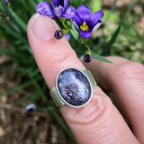 Iolite Sunstone and Sterling Silver Ring