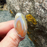 Queensland Agate and Sterling Silver Ring