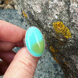 Hubei Turquoise and Sterling Silver Ring