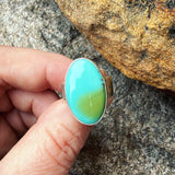 Hubei Turquoise and Sterling Silver Ring