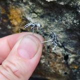 Sterling Silver Tarantula Post Earrings