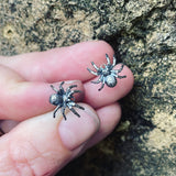 Sterling Silver Tarantula Post Earrings