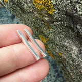 Sterling Silver Rectangle Post-Medium