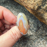 Queensland Agate and Sterling Silver Ring