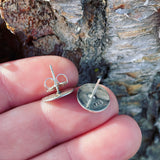Sterling Silver Michigan Post Earrings