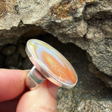 Queensland Agate and Sterling Silver Ring