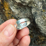 Blue Chalcedony and Sterling Silver Ring