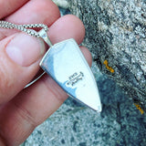 Sierra Jasper and Sterling Silver Pendant