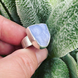 Botryoidal Chalcedony and Sterling Silver Ring