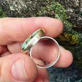 Egyptian Turquoise, 14K Gold and Sterling Silver Ring