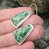 Variscite and Sterling Silver Earrings