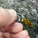 Sterling Silver Hoop- Medium
