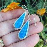 Ice Agate and Sterling Silver Earrings