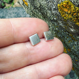 Sterling Silver Small Square Posts