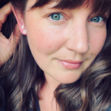 "XO" Sterling Silver Post Earrings