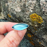 Blue Topaz and Sterling Silver Ring