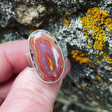 Coyomito Agate and Sterling Silver Ring