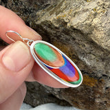 Surfite and Sterling Silver Earrings