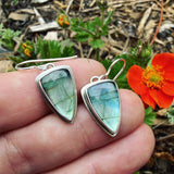 Labradorite and Sterling Silver Earrings