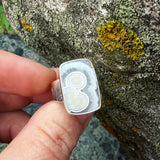 Orbicular Agate and Sterling Silver Ring