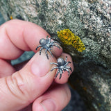 Sterling Silver Tarantula Post Earrings