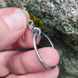 Sterling Silver Textured Circles