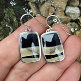 Fryite and Sterling Silver Earrings